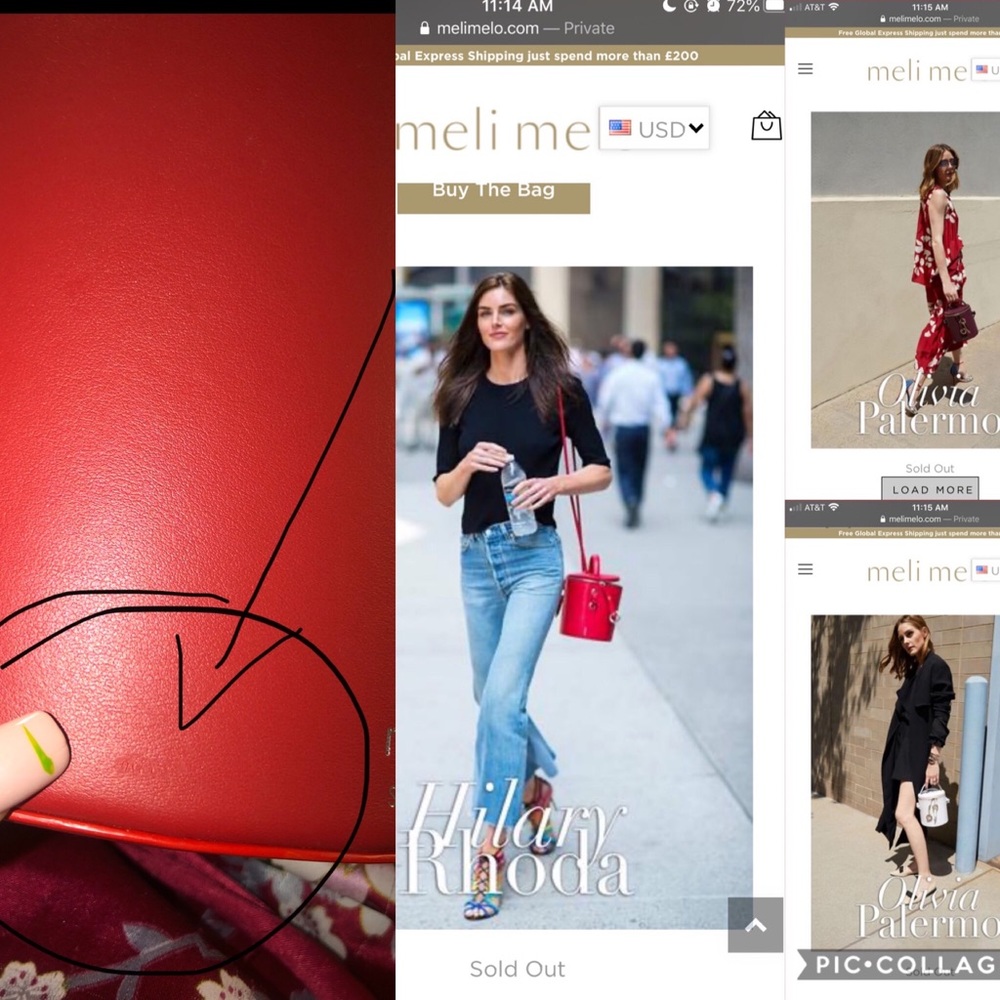 Meli Melo SPECIAL EDITION LEATHER Cross Body Bag - Picture 7 of 7